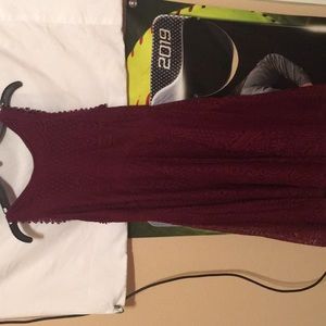 Maroon dress kids XS